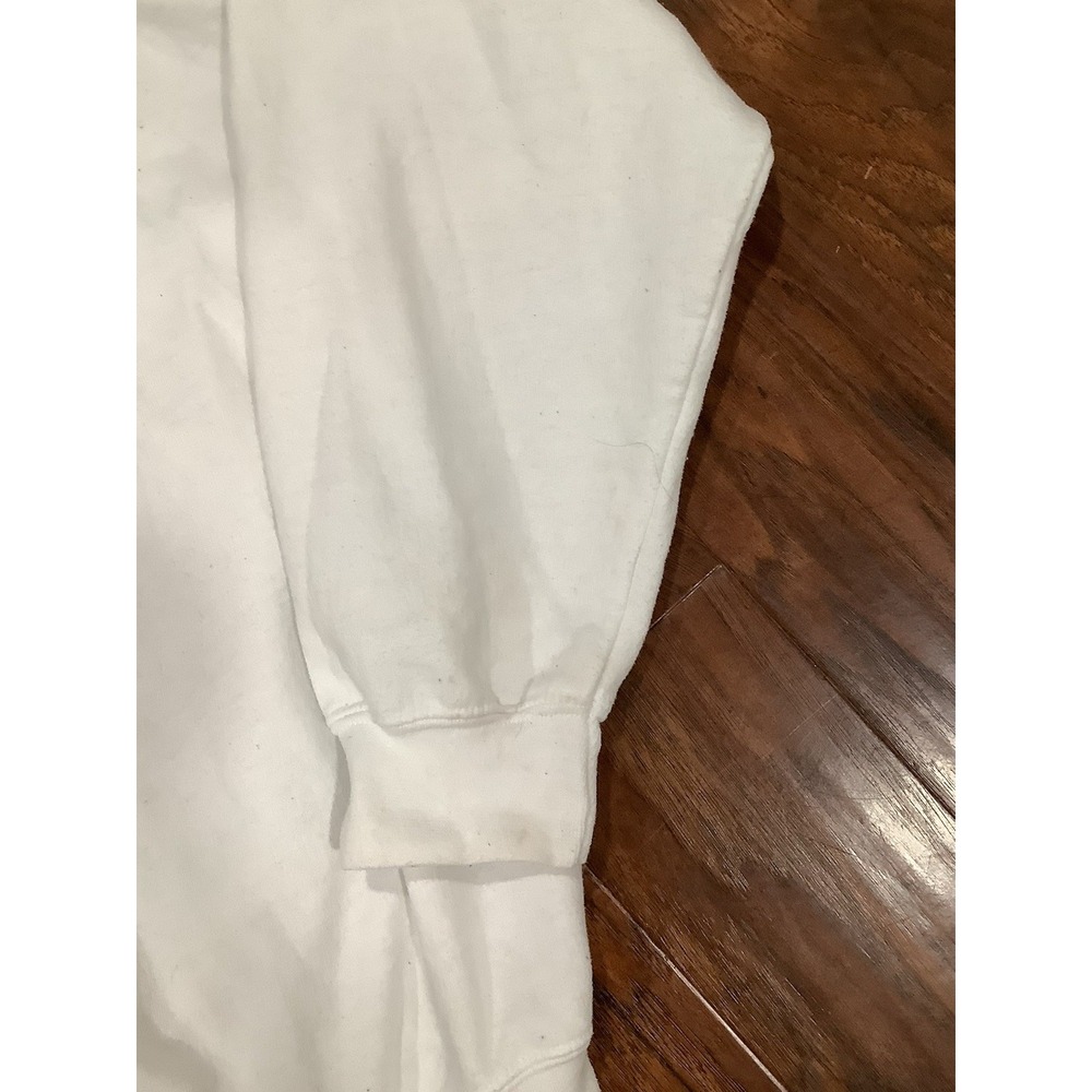 Civil regime white crewneck sweater size xl - Picture 7 of 8